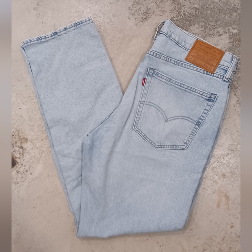 Mens Vintage Levi's 541 Big "E" Light Wash Jeans
